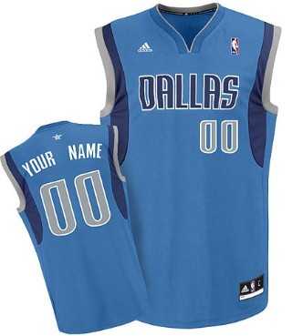 Men & Youth Customized Dallas Mavericks Light Blue Jersey->customized nba jersey->Custom Jersey